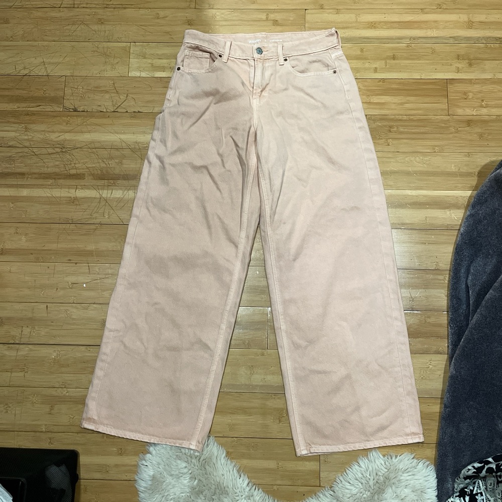 Old navy mid rise wide leg pants
